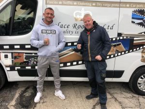 Palace Roofline Supports MMA Fighter