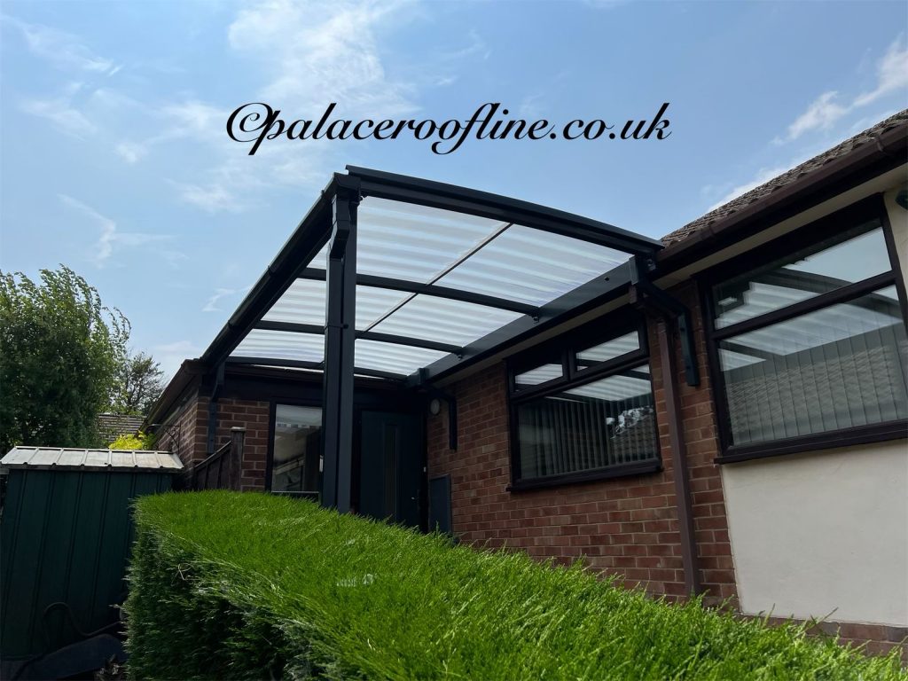 Lean to Carport with perspex roof